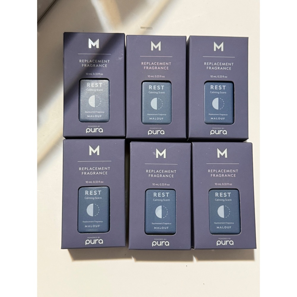 Malouf Pura Rest Calming Scent Replacement Fragrance 10ml Refill Set of 6